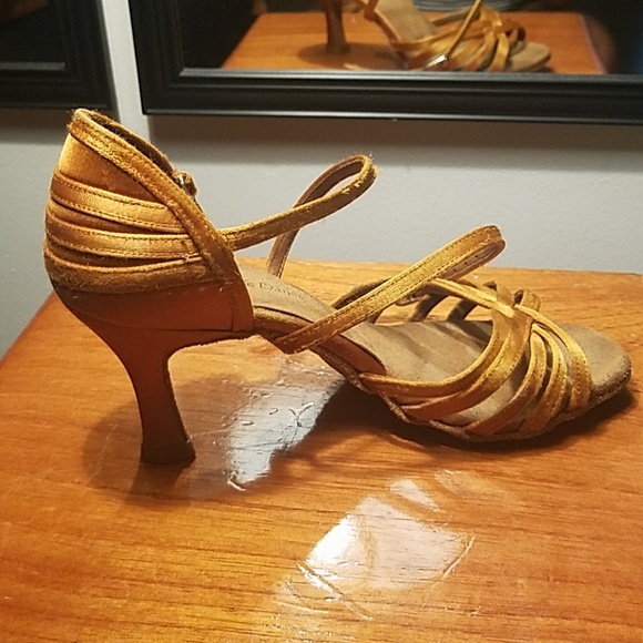 Dance suede bottom dance salsa shoes - Picture 2 of 5